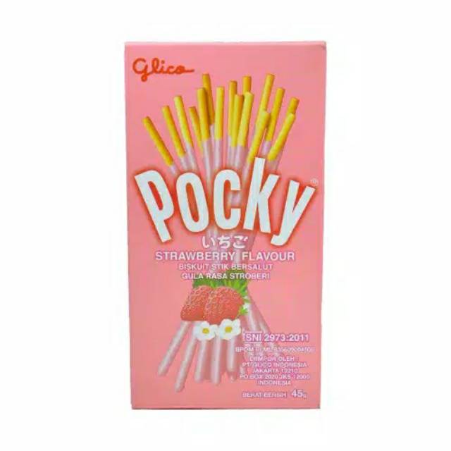 

Glico Pocky Stick Strawberry 45 gr - Pocky Stik - Biskuit