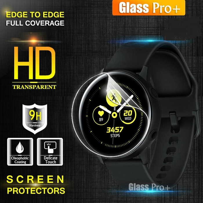 TBI - TEMPERED Samsung Galaxy Watch Active 1 &amp; 2 40mm 44mm Sport Gear Screen Protection