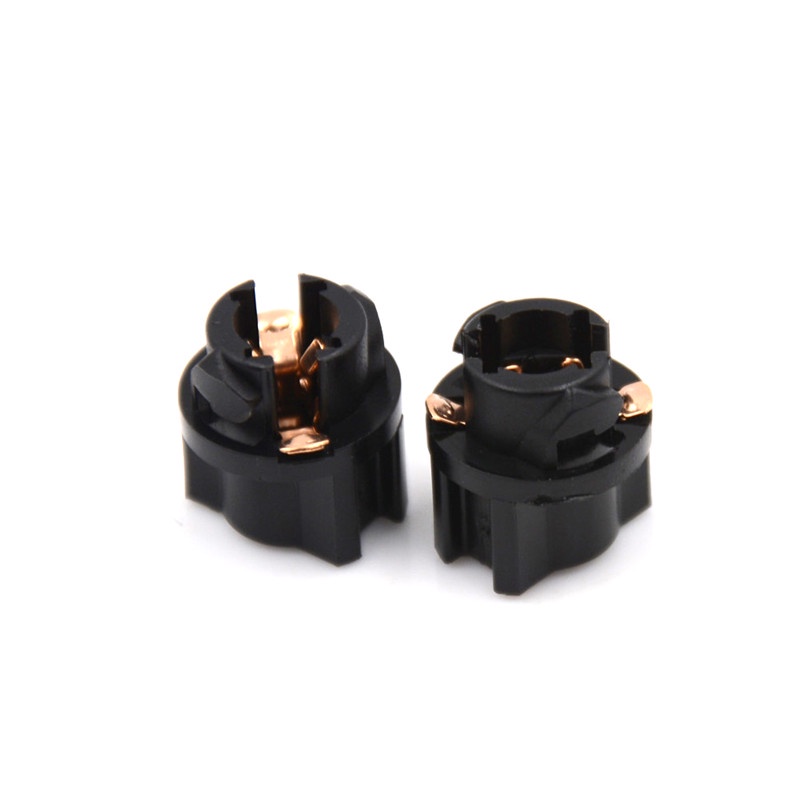 &lt; E2id &amp; &gt; 10Pcs T5 Soket Twist Lock Untuk Lampu Bohlam Dashboard Mobil