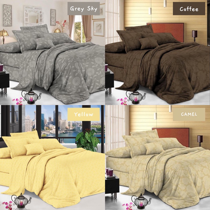 Sprei Sprei Alicia uk 100x200x30 Emboss Microtencel Jacquard Jepang , Katun(S9G9) Sprei Emboss Sprei