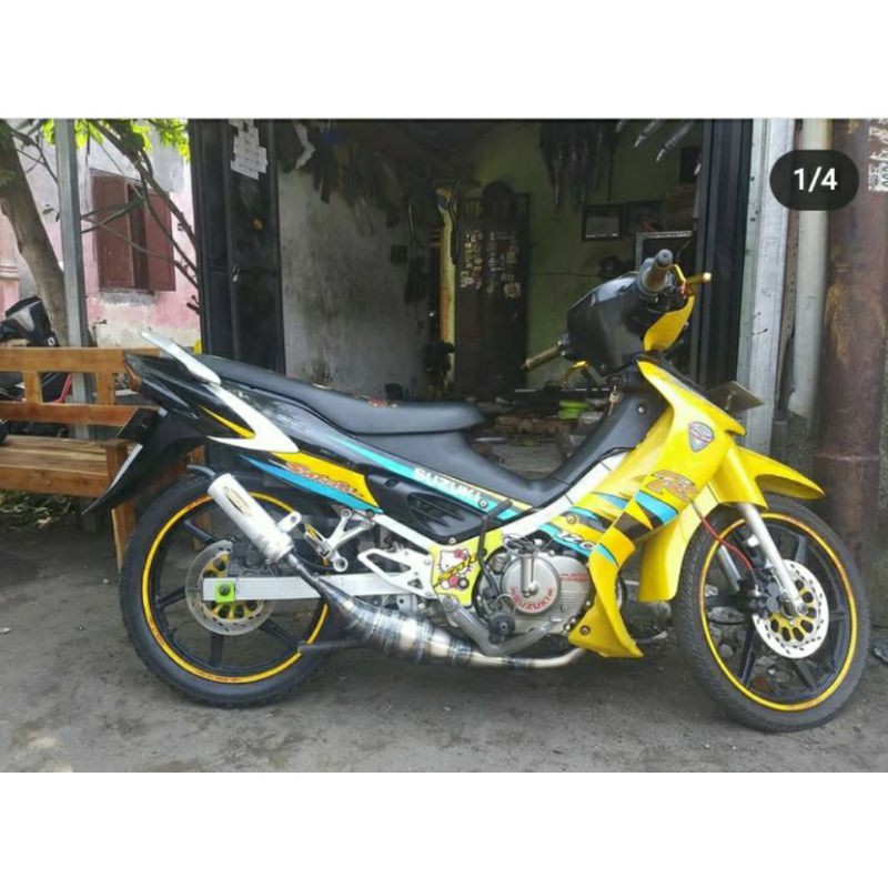 Knalpot Racing Satria 2 tak Candy speed 99