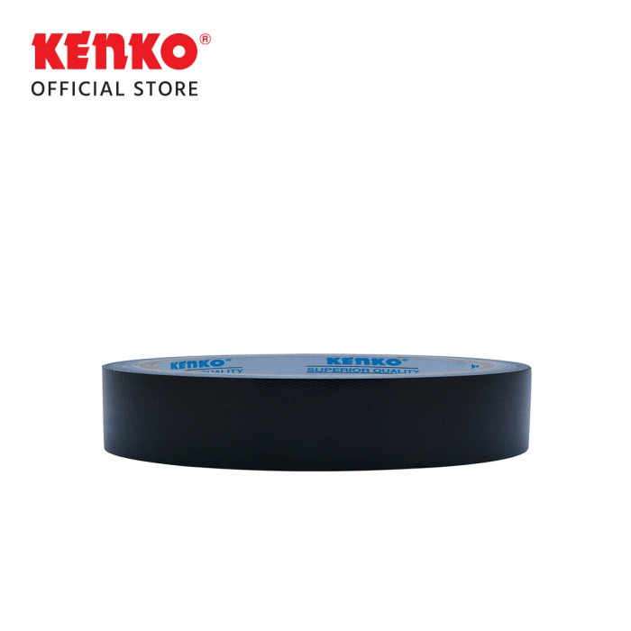 

Lakban Kain Hitam / Cloth Tape Black ( Blue Core ) - Kenko 24 MM 12 Y