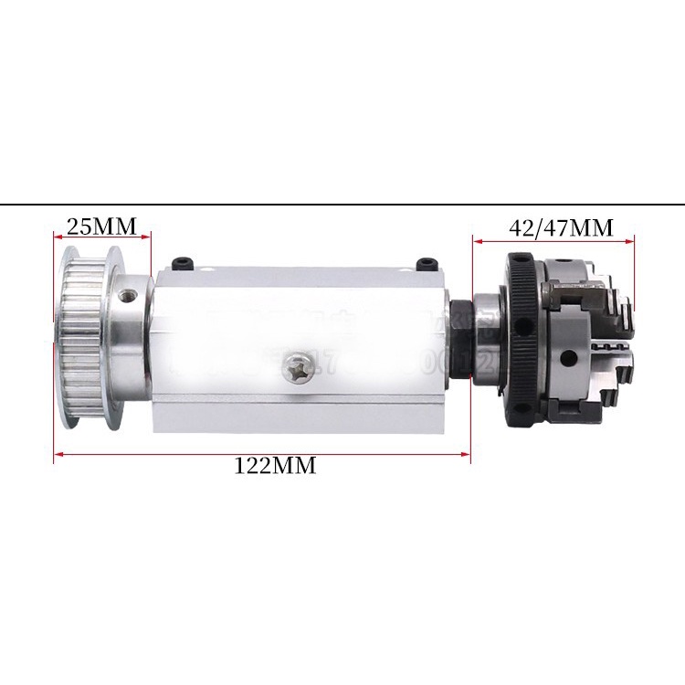 63 Four-jaw And 63 three-jaw chuck spindle assembly ( 1816)