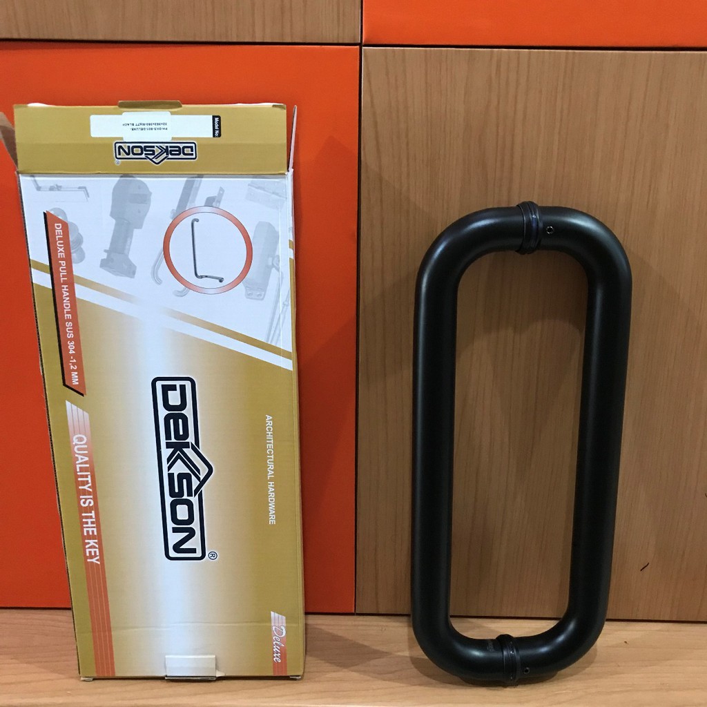 PULL HANDLE DEKKSON DELUXE PH DL801 32X382X350 BLACK BROWN WHITE AS 35