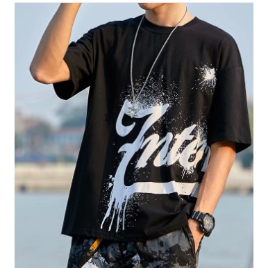 STYLE FASHION t-SHIRT OVERSIZE UNISEX LENGAN PENDEK,KATUN 100% IMPORT