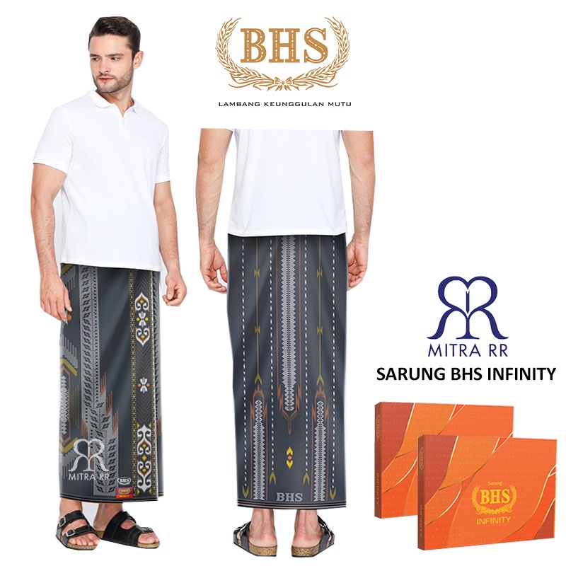 Sarung BHS Gold Infinity PKB Sarung Tenun Dewasa Sarung BHS Terbaru