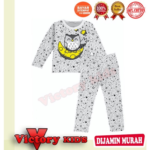 Victory kids Setelan/piyama anak laki-laki/perempuan 1-10 tahun