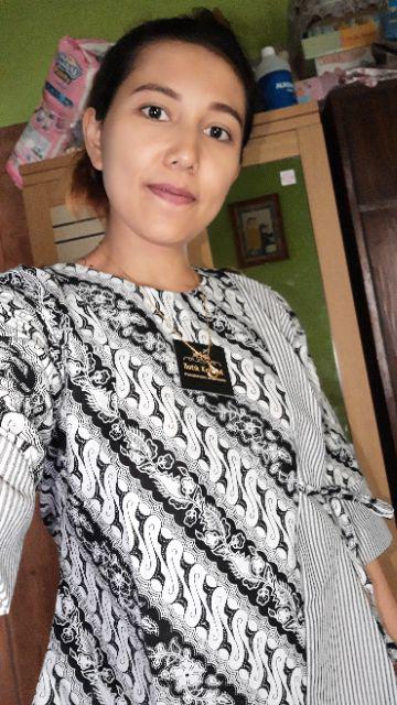 Atasan Batik Dolby Dolbi Dobby Doby Tenun Sutra Tulis Halus Katun Atbm Baron ,sarombit Atasan