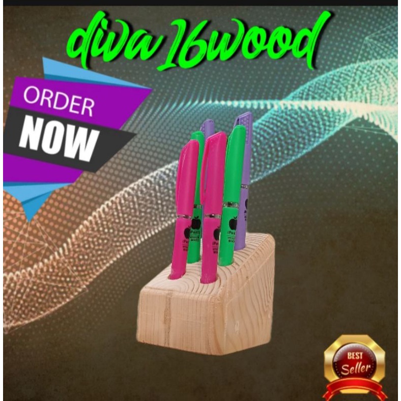 

tempat pensil dan pulpen kayu/tempat penyimpanan alat tulis/wadah pensil dan pulpen/kotak pensil