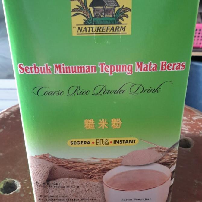 

Serbuk Minuman TEPUNG MATA BERAS MERAH Instan Sachet Original Nature