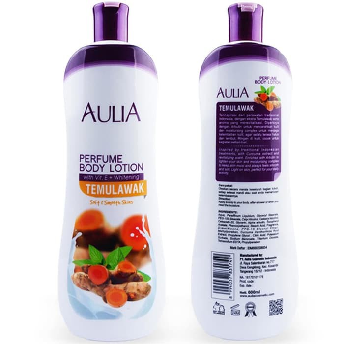 Aulia Perfume Body Lotion Handbody Aulia Handbodi 600 ML With Vitamin E + Whitening