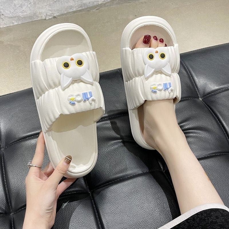 Sandal Rumah Slip On Karet Empuk Pita Kucing Sendal Jelly Wanita Selop