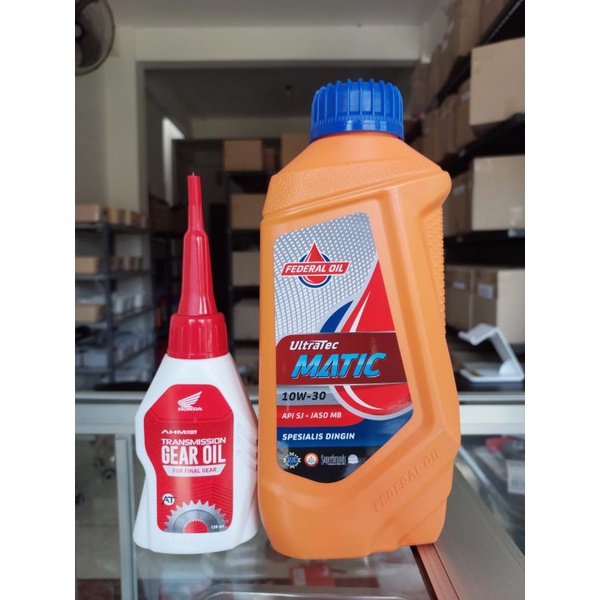 Paket Oli Federal Metic + Oli Gardan AHM 120ML