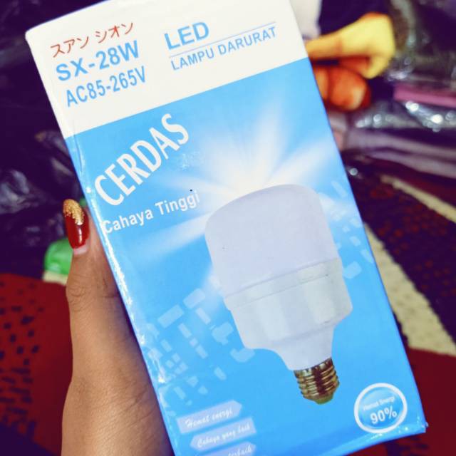 LAMPU LED CERDAS SUPER TERANG 28 WATT