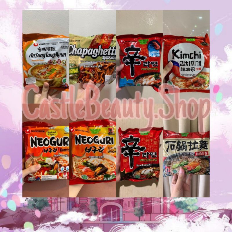 

KOREA NONGSHIM MIE RAMYUN VARIAN LENGKAP HALAL MUI BPOM