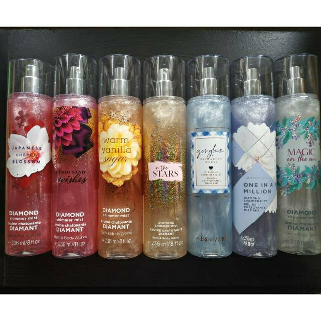 Bbw Bath And Body Works Body Mist Shimmer 236ml Shopee Indonesia