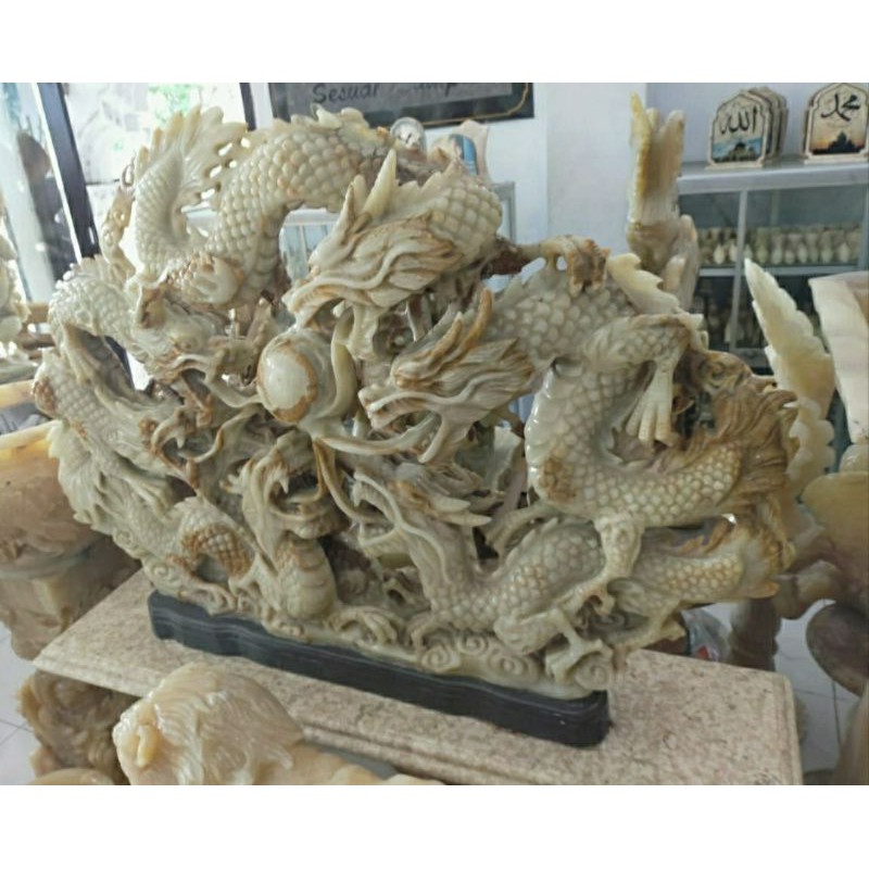 Patung Naga Onyx BESAR