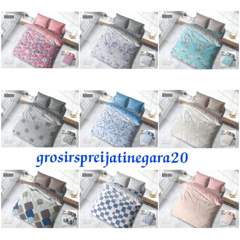 BEDCOVER + SPREI MY LOVE KING 180X200 NEW EDISI NORDIC BED NO 1 KARET Tinggi 30cm