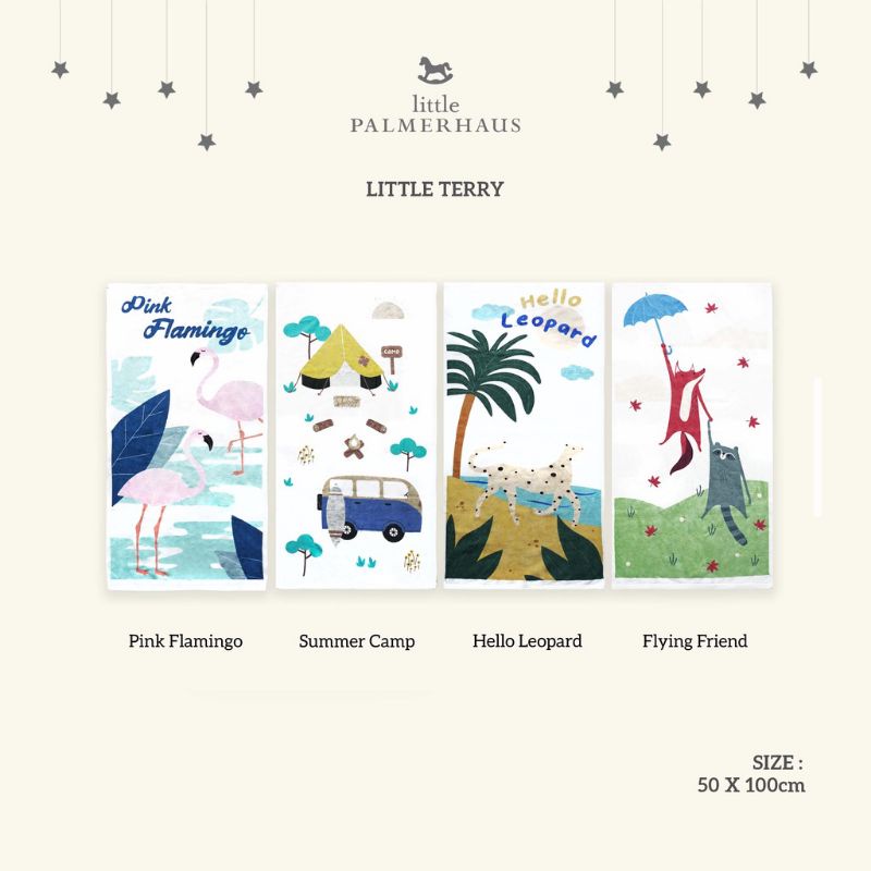 Little Palmerhaus LITTLE TERRY Baby TOWEL / Handuk Anak / Handuk Gambar Bayi-1