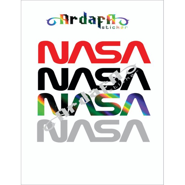 STICKER NASA STIKER CUTTING