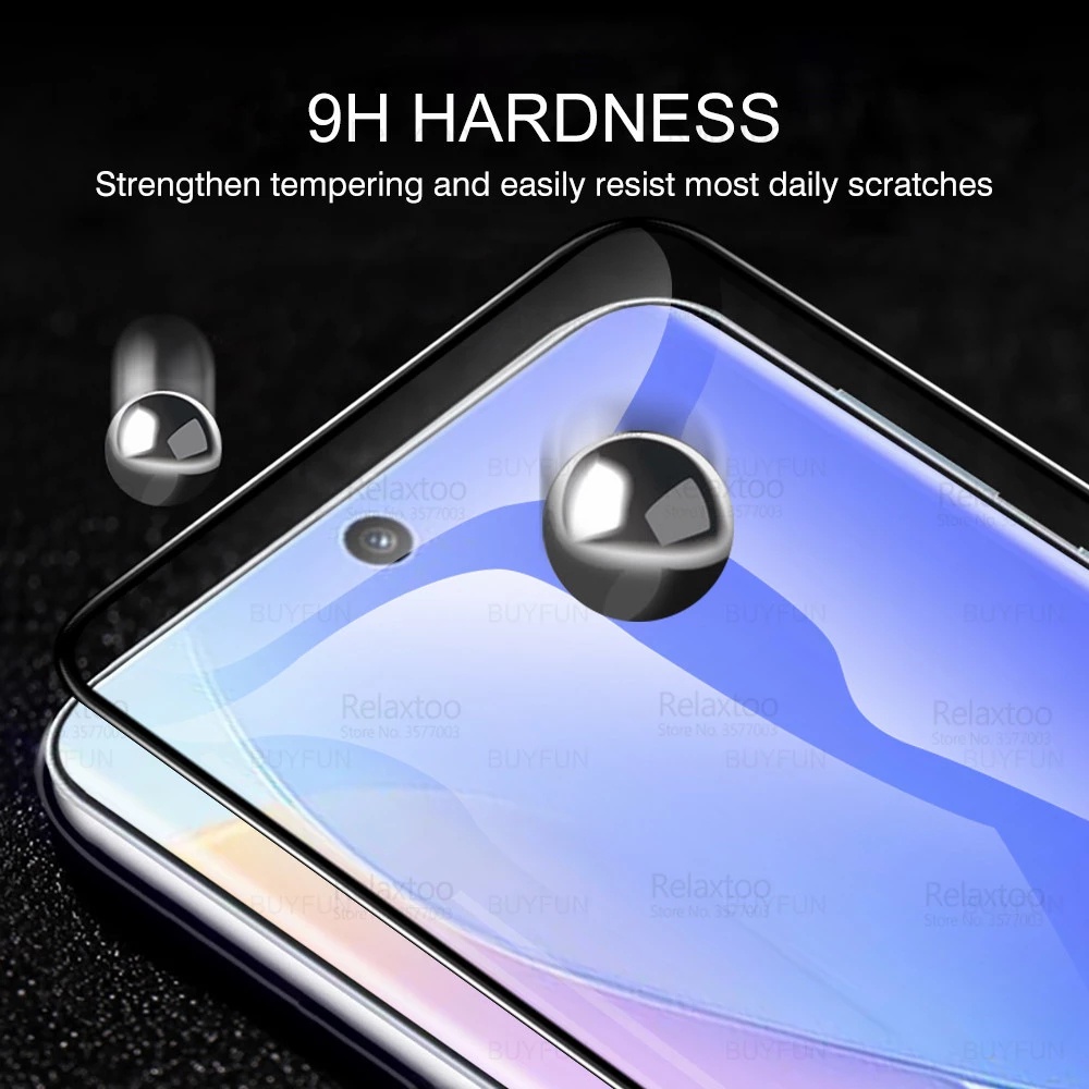 Pelindung Layar Tempered Glass Anti Gores / Jatuh Untuk Huawei Nova 9 / 9Pro