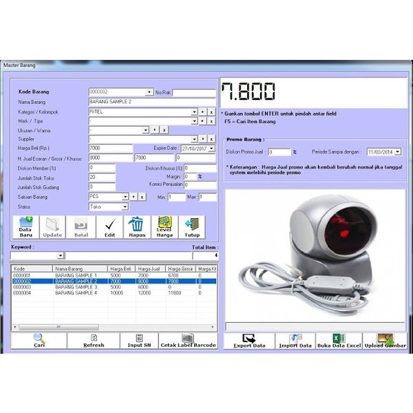 Software PROMO Aplikasi Penjualan Toko Handphone