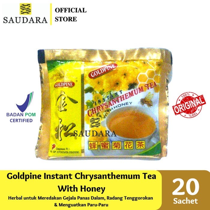 

Goldpine Chi Hwa Cing Instan With Madu (Isi 20) (BERKUALITAS)