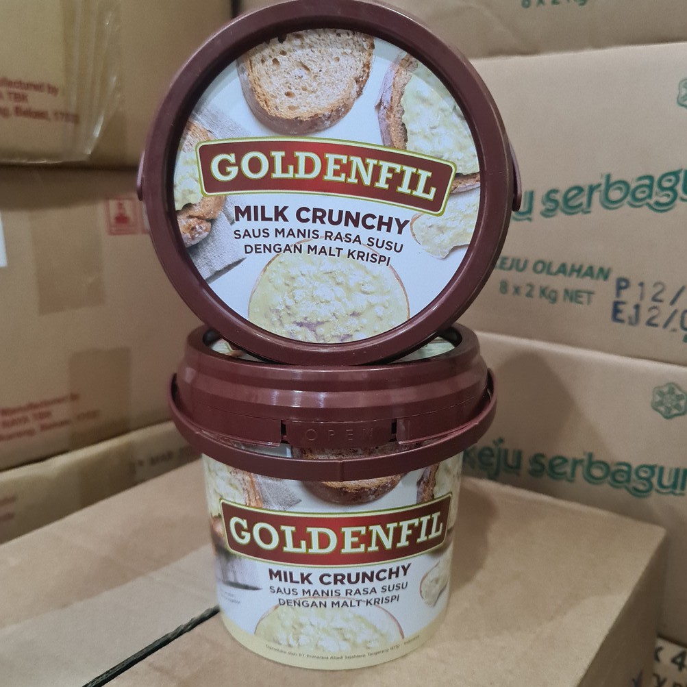 

selai Goldenfil MILK / SUSU / VANILA crunchy 1KG