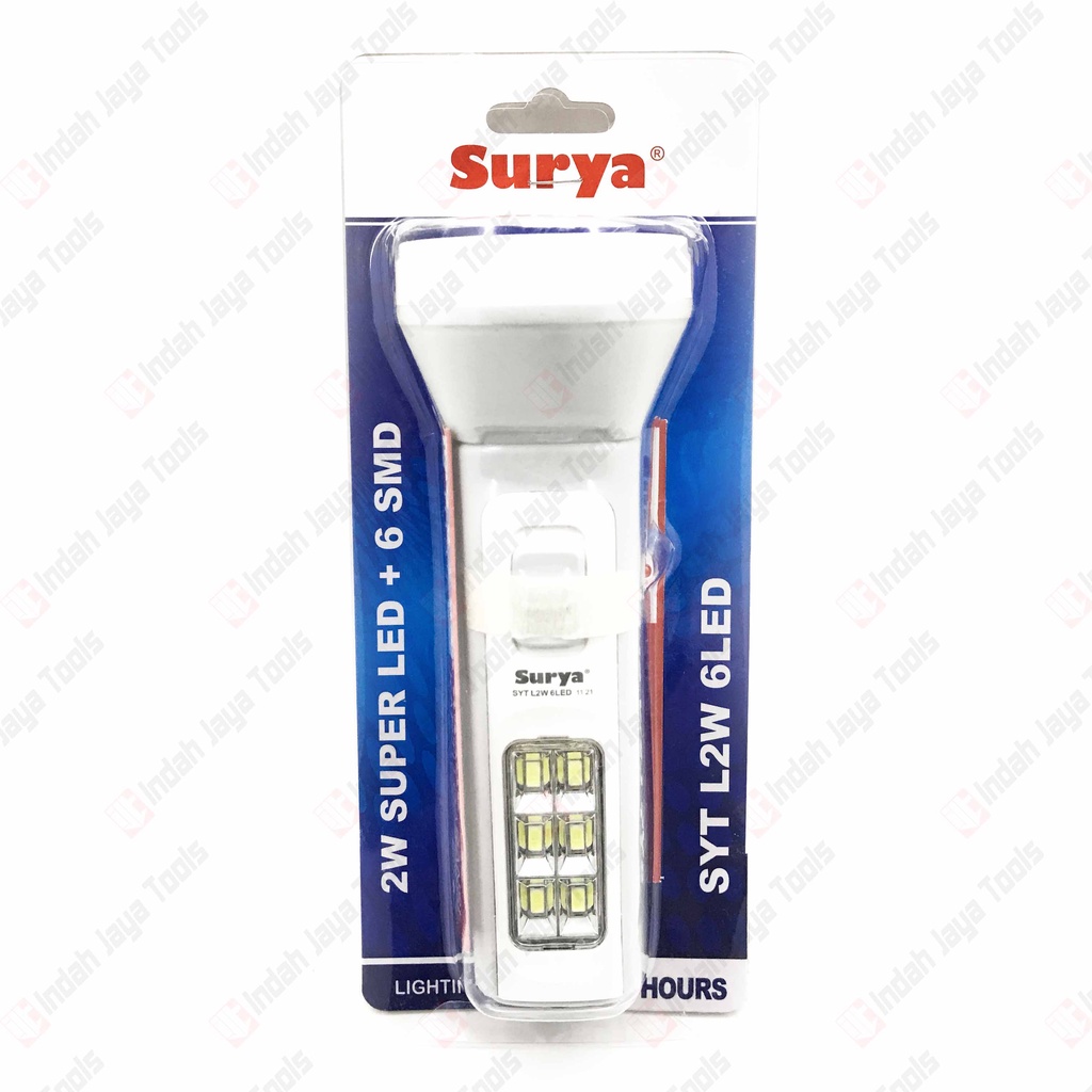 Surya SYT L2W 6LED Senter Lampu Emergency Lamp 2W Super LED 6 SMD