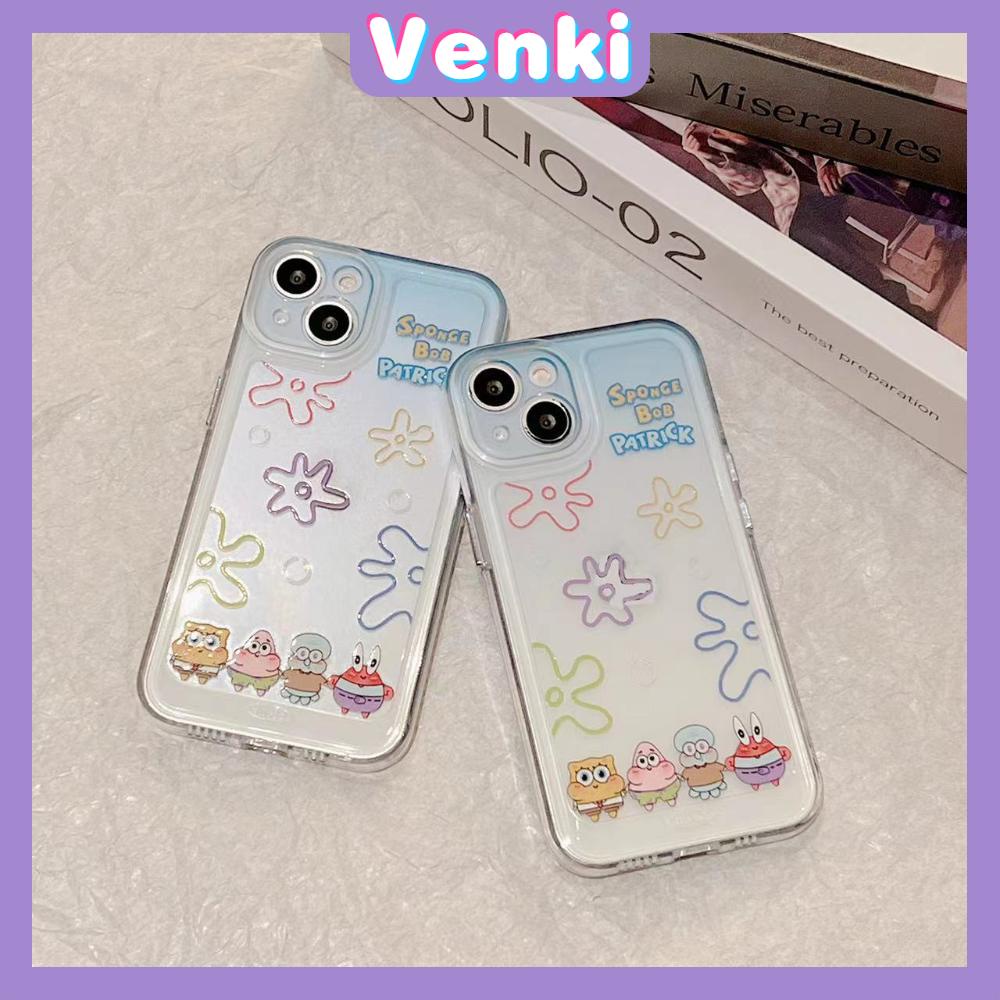 iPhone Case Silicone Soft Case Clear Case Thickened Shockproof Protection Camera Metal Button Cartoon Cute Compatible For iPhone 11 Pro Max 13 Pro Max 12 Pro Max 7Plus xr XS Max