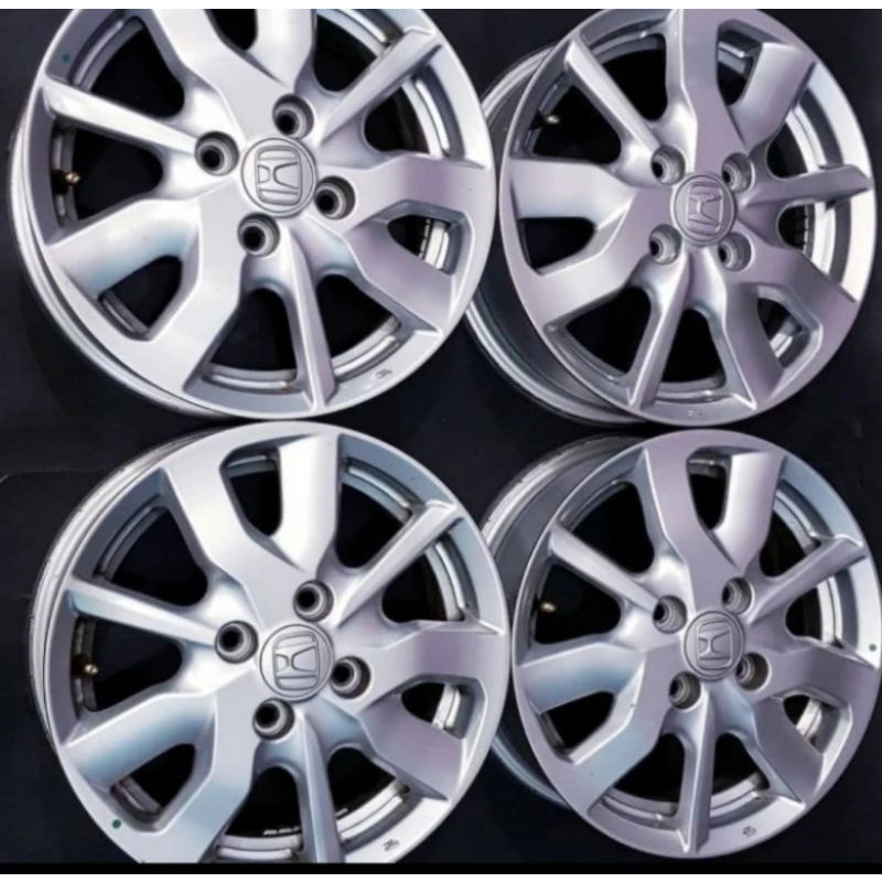 4 velg R14 pcd 100 Honda brio original mulus 2022 mobilio Rp 1.350.000 (dapat 4 velg)