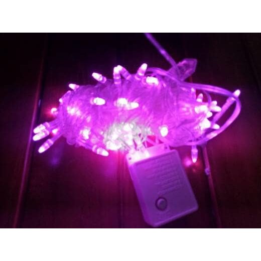 Lampu Tumblr Pink Mitsuyama 100 LED 10 Meter Natal