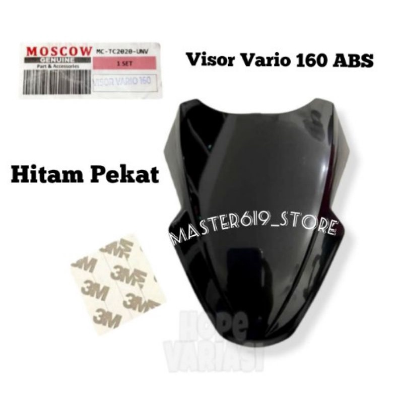 Visor vario terbaru Vario 160 terbaru 2022 abs hitam pekat