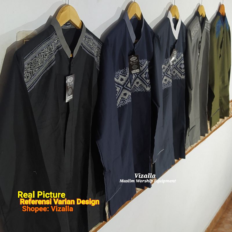 Baju Koko Lengan Panjang Katun/ Baju Koko Dewasa/ Baju Koko Murah/ BK-01