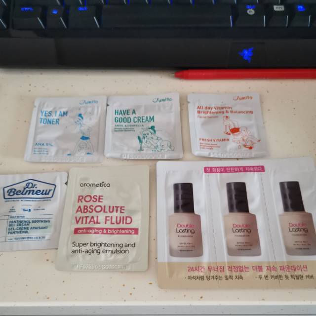 Jumiso / Etude / Dr. Belmeur / Aromatica SAMPLE SIZE