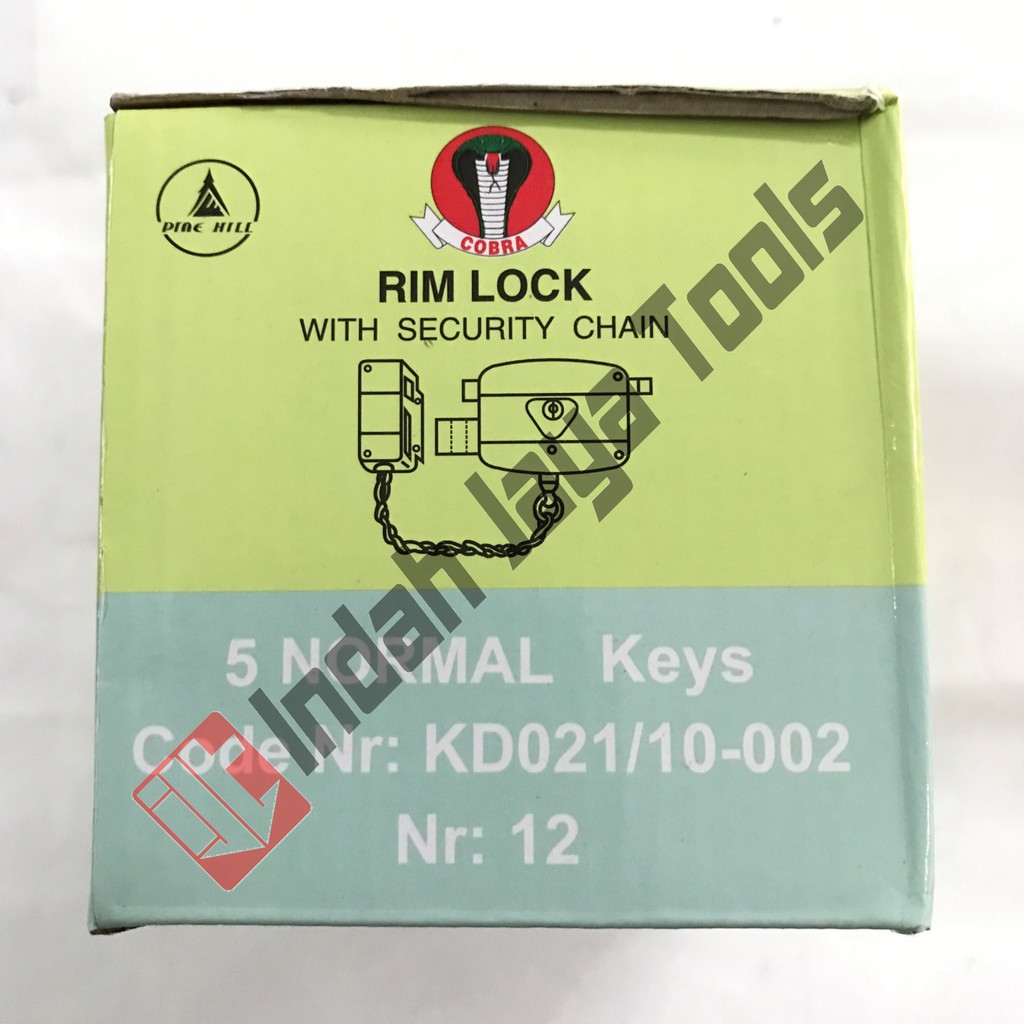 Kunci Pintu Gerbang Besi Otomatis Cobra Merah Simple Key