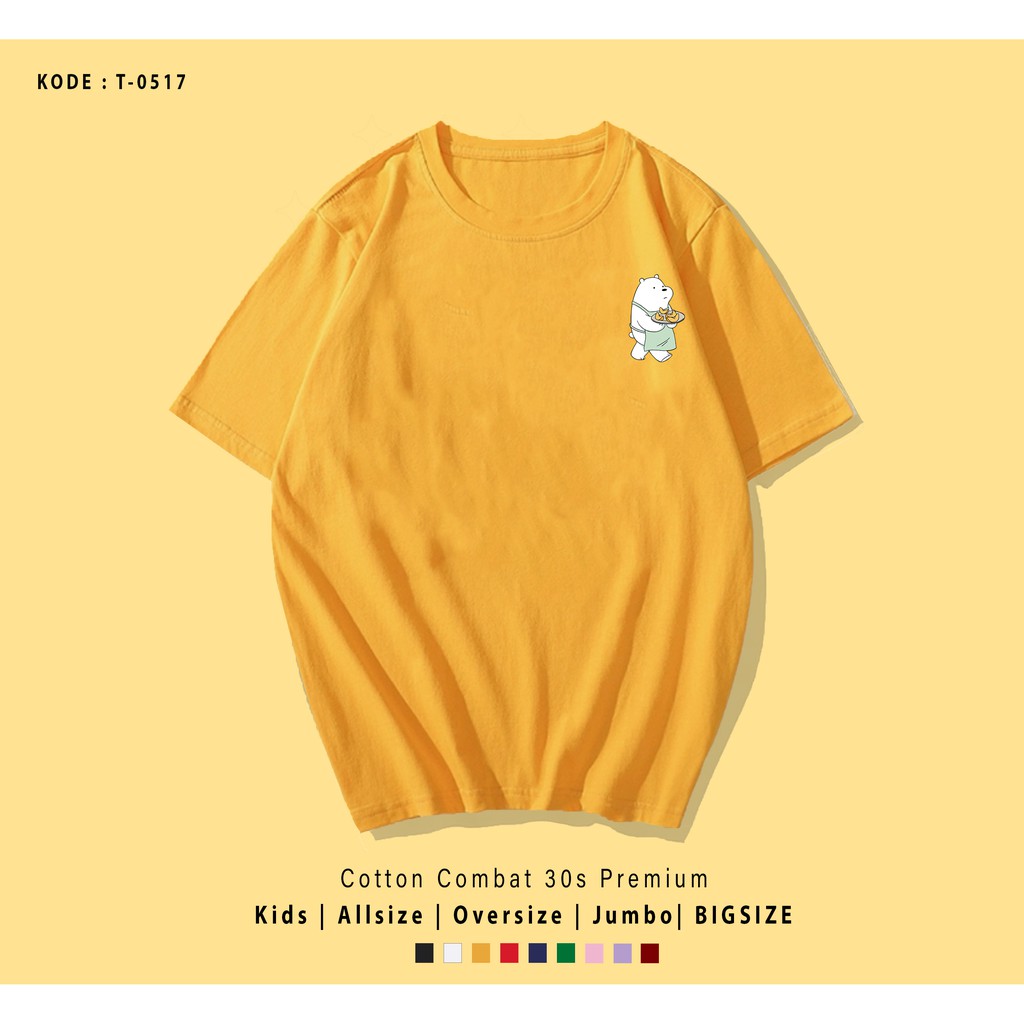 KAOS WE BERUANG SIDE CUTE UNISEX / KAOS COUPLE / KADO UNIK / T-SHIRT CUSTOM / TUMBLR TEE