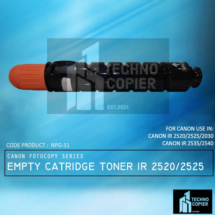 [TCH] Tabung Catridge Canon Fotocopy IR 2520 2525 2030 2535 2540 Japan Original NPG-51-000