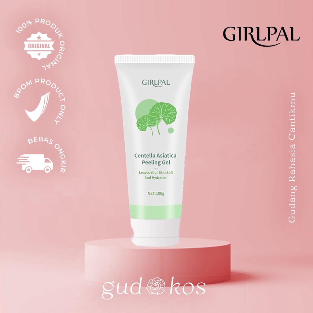 GIRLPAL Centella Asiatica Peeling Gel Exfoliating Facial Glowing 100GR