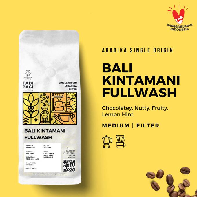 

Arabika Bali Kintamani 200 gr Roast Bean Coffee - Kopi biji matang