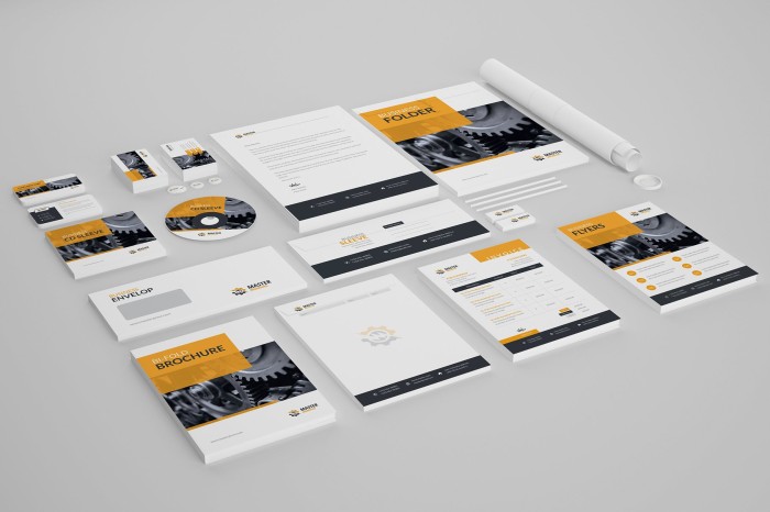 Corporate Mega Branding Bundle - Photoshop &amp; Illustrator - Business Branding