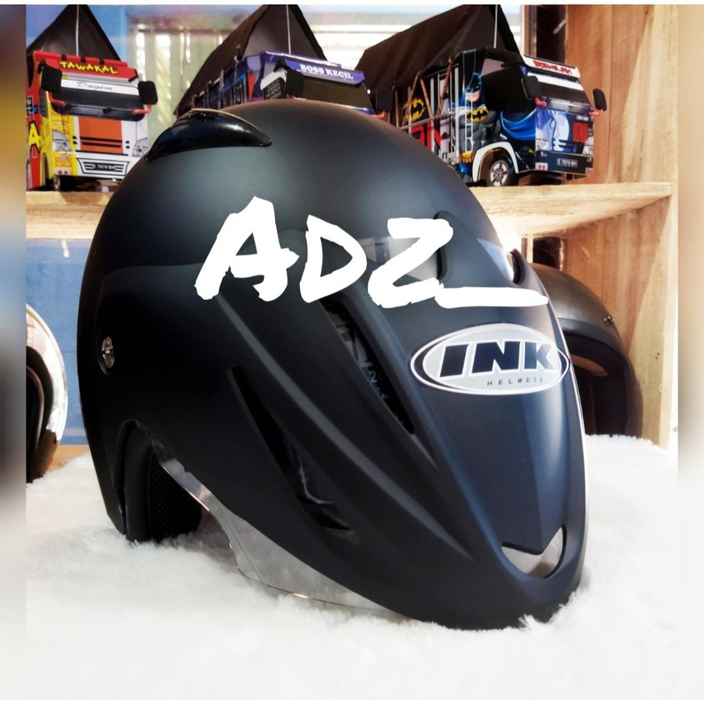 HELM INK HITAM DOF MURAH  PEKING KARDUS 