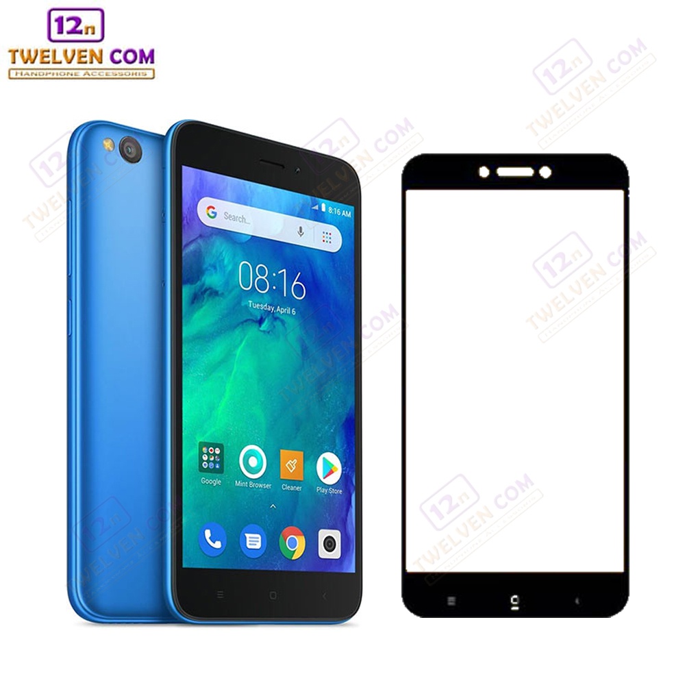 [FLASH SALE] zenBlade 5D Full Cover Tempered Glass Xiaomi Redmi GO - Hitam