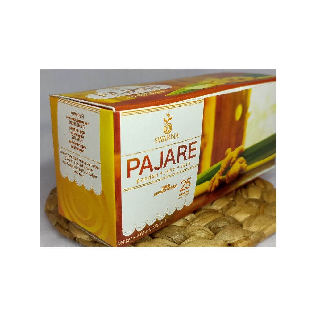 

TEH HERBAL PANDAN JAHE SEREH PAJARE BY SWARNA