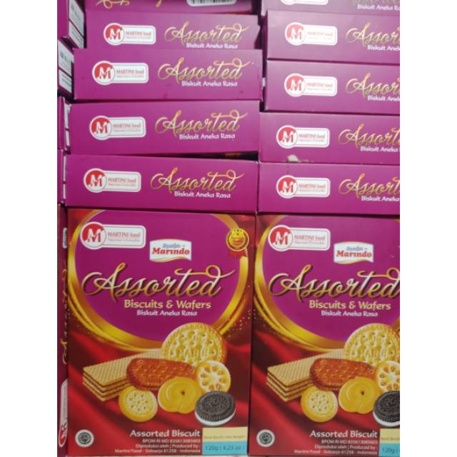 Jual Marindo Assorted Biscuits N Wafer Box | Shopee Indonesia