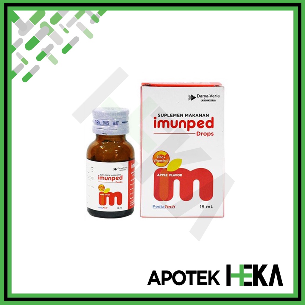 Imunped Drops 15 ml - Mengandung Zinc dan Vitamin C Untuk Bayi (SEMARANG)