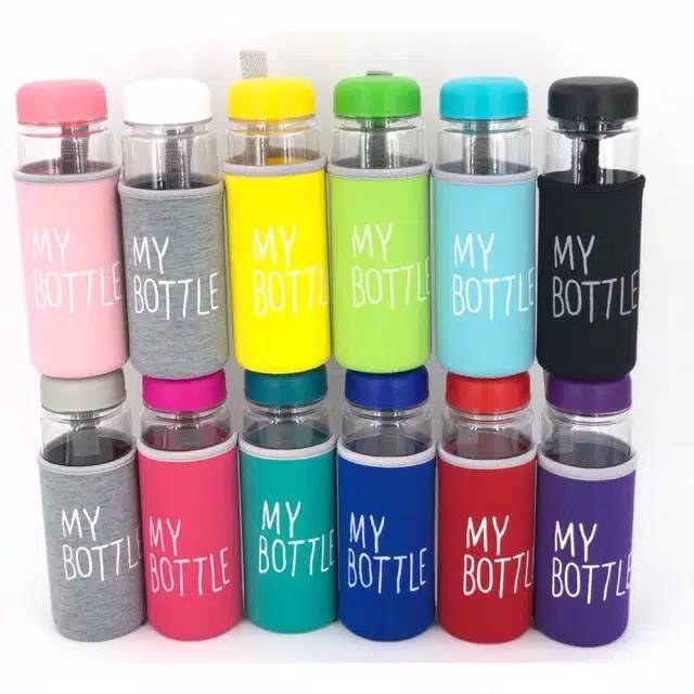 My bottle +Pouch busa/Botol minum BPA Free anti pecah