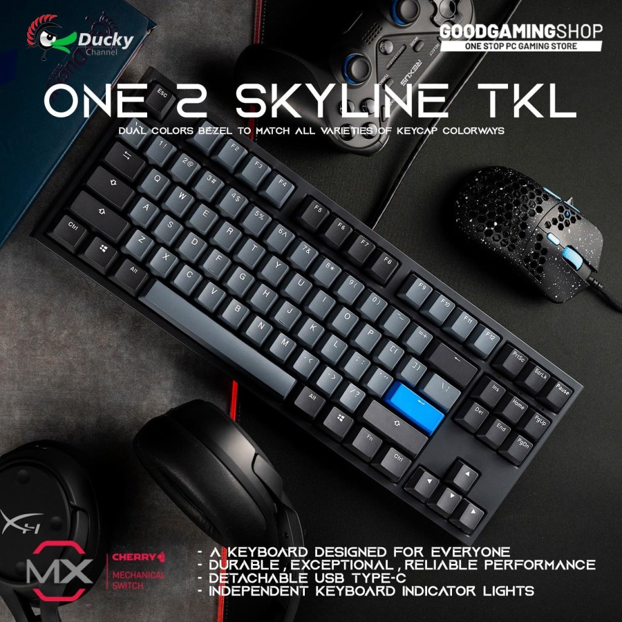 Ducky One 2 Skyline TKL - Gaming Keyboard