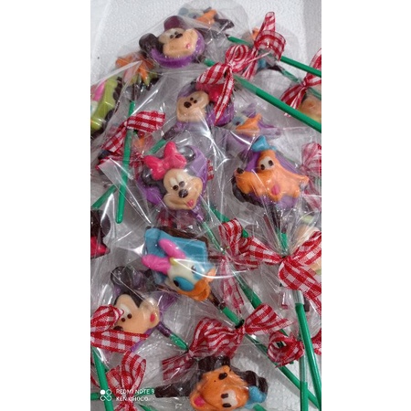 

(min 20pcs) Coklat lolipop disney