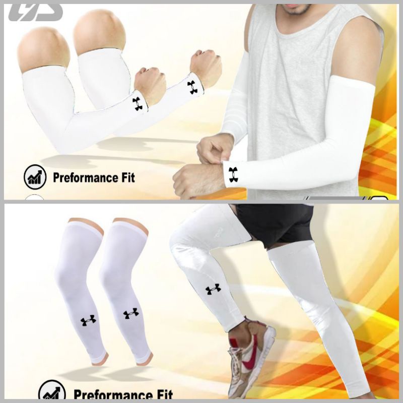 Paket arm Sleeve leg Sleeve Dekker lengan sepakbola Dekker kaki kiper stoking olahraga futsal